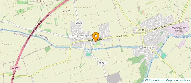 localisation de l'entreprise MADAME LIA ROSANE BARBA-VONAU  BREUSCHWICKERSHEIM