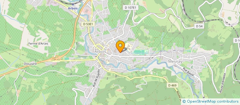 localisation de l'entreprise MADAME LIA TSAMALASHVILI  ARBOIS