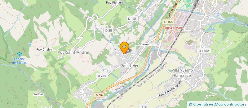 localisation de l'entreprise MADAME LIA VIAL  BRIANCON