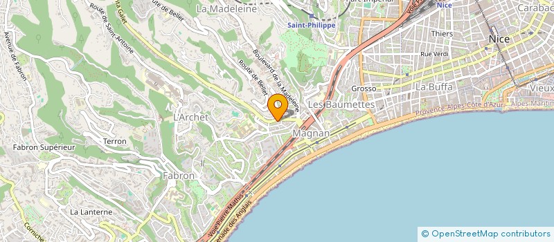 localisation de l'entreprise MADAME LIA YVONNE CONSTANTINESCU  NICE