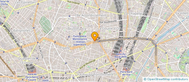 localisation de l'entreprise MADAME LIANA BABLUANI  PARIS 18