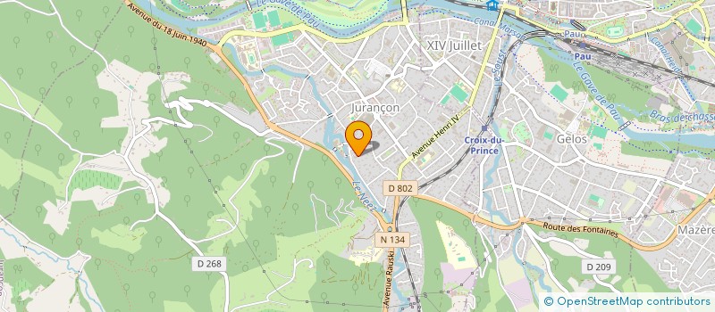 localisation de l'entreprise MADAME LIANA BAGUIROVA  JURANCON