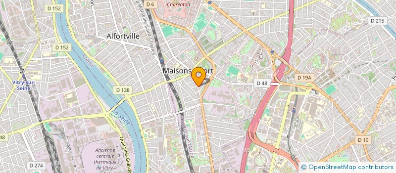 localisation de l'entreprise MADAME LIANA DELAPIERRE  MAISONS-ALFORT