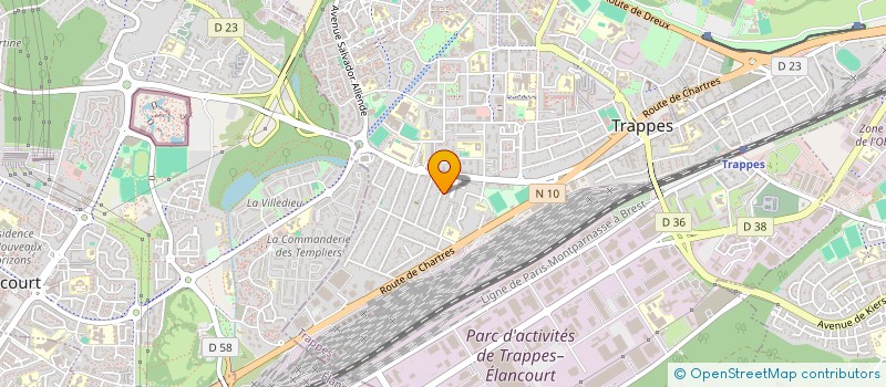 localisation de l'entreprise MADAME LIANA TEIXEIRA  TRAPPES