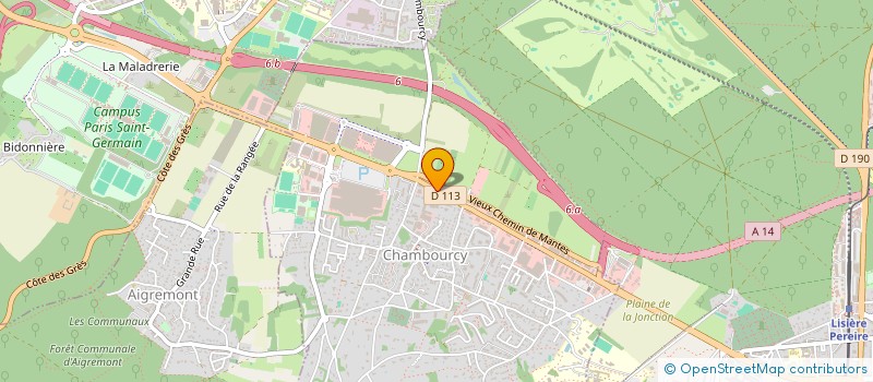 localisation de l'entreprise MADAME LIANA VIANNA DINIZ  CHAMBOURCY