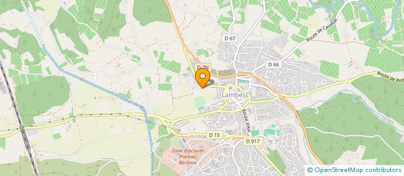 localisation de l'entreprise MADAME LIANE COUPAT  LAMBESC