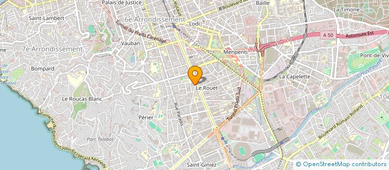 localisation de l'entreprise MADAME LIANE GUTKNECHT à MARSEILLE