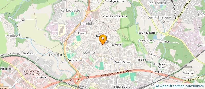 localisation de l'entreprise MADAME LIANE LAURENT à VANNES