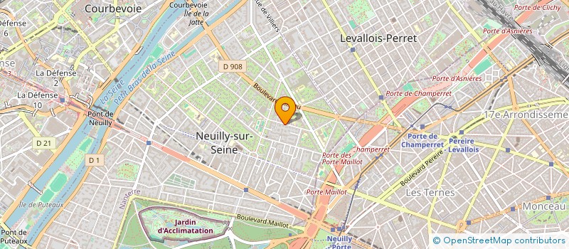 localisation de l'entreprise MADAME LIANE REBERT à NEUILLY-SUR-SEINE