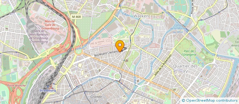 localisation de l'entreprise MADAME LIANE SCHMITT à STRASBOURG