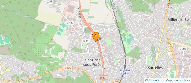 localisation de l'entreprise MADAME LIAT BOUHNIK  SAINT-BRICE-SOUS-FORET