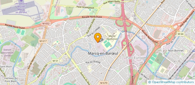 localisation de l'entreprise MADAME LIBEI WAN à MARCQ-EN-BARŒUL
