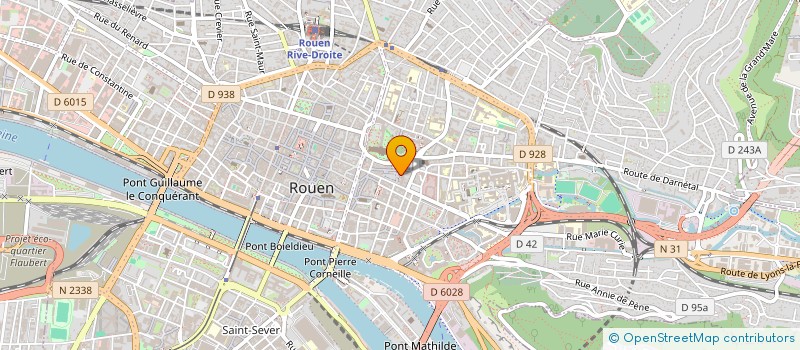 localisation de l'entreprise MADAME LIBELLE KOUDOM GOHUI à ROUEN