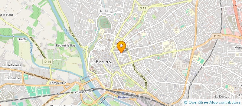 localisation de l'entreprise MADAME LIBERTAD SANTOS  BEZIERS