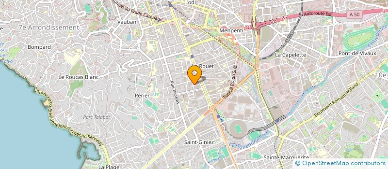 localisation de l'entreprise MADAME LIBERTE BOUKHERROUB  MARSEILLE 8