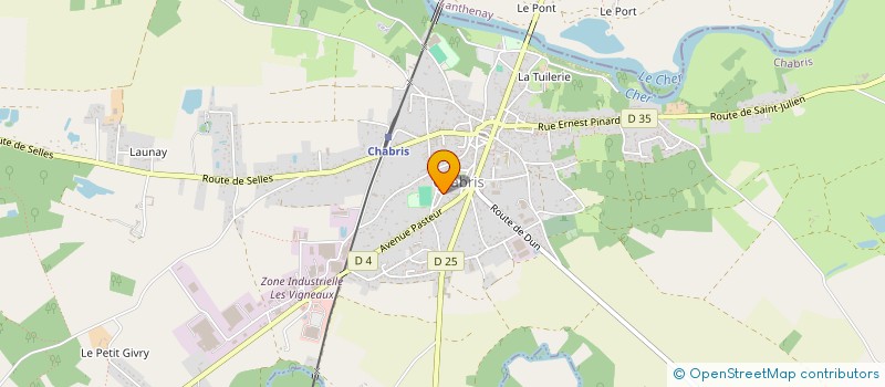 localisation de l'entreprise MADAME LIBIA ROSA DA SILVA  CHABRIS