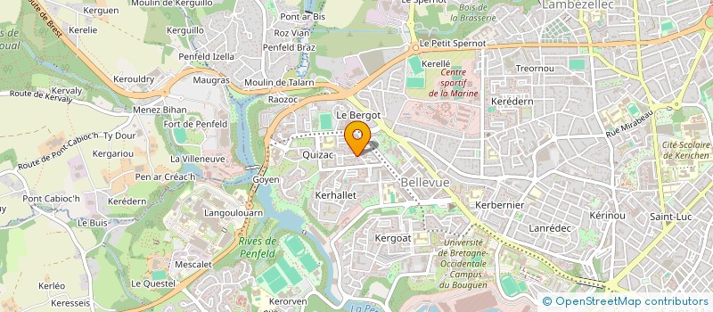 localisation de l'entreprise MADAME LIBLI DEGRE à BREST