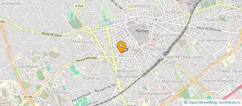 localisation de l'entreprise MADAME LICIA AMIEL  NIMES