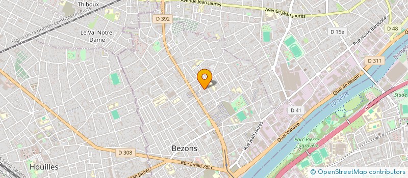 localisation de l'entreprise MADAME LICIA GEFFRARD à BEZONS