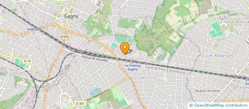 localisation de l'entreprise MADAME LICITA FILS AIME  GAGNY