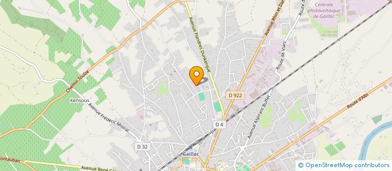 localisation de l'entreprise MADAME LIDEWIJ DE WERD  MIRANDOL-BOURGNOUNAC