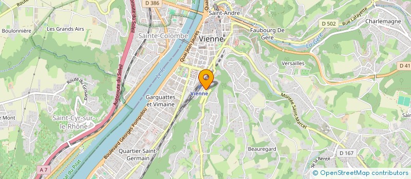 localisation de l'entreprise MADAME LIDIA BITCHAKDJIAN  VIENNE