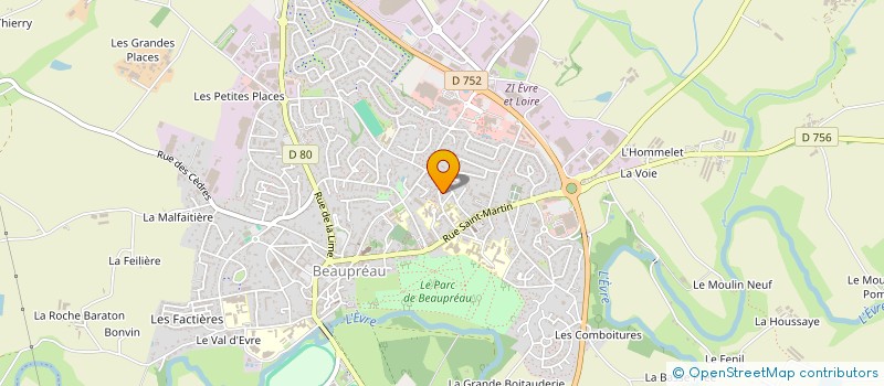 localisation de l'entreprise MADAME LIDIA BUGA à BEAUPREAU-EN-MAUGES