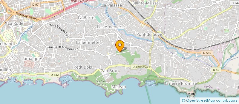 localisation de l'entreprise MADAME LIDIA CHANDROUK à TOULON