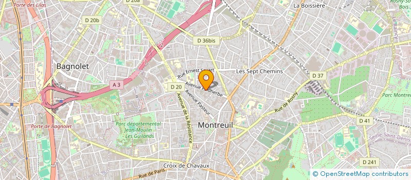 localisation de l'entreprise MADAME LIDIA CHERTON à MONTREUIL