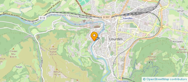 localisation de l'entreprise MADAME LIDIA CHIKHOUNE  LOURDES