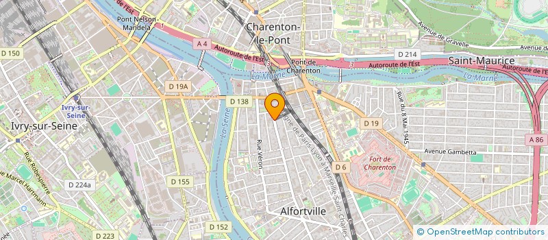 localisation de l'entreprise MADAME LIDIA JOUANNIGOT  ALFORTVILLE