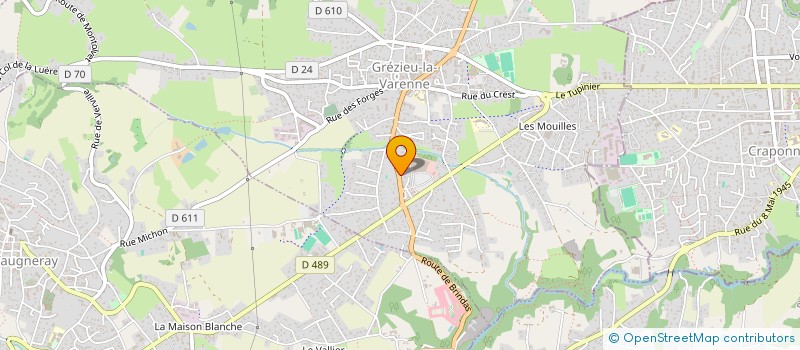 localisation de l'entreprise MADAME LIDIA LADERO LLORENTE  GREZIEU-LA-VARENNE