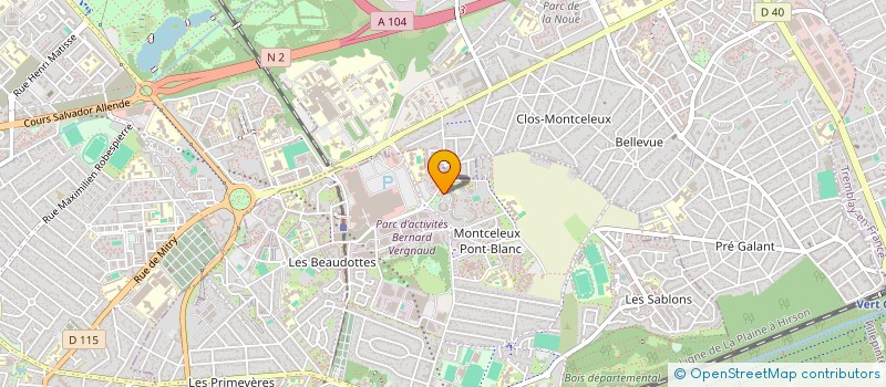localisation de l'entreprise MADAME LIDIA MAKUMBU à SEVRAN