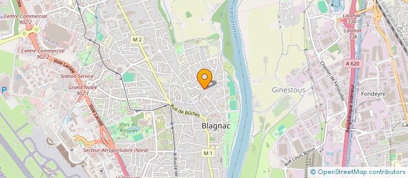 localisation de l'entreprise MADAME LIDIA MARTIN MERINO  BLAGNAC