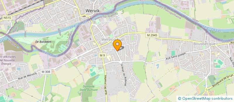 localisation de l'entreprise MADAME LIDIA MARTINS  WERVICQ-SUD