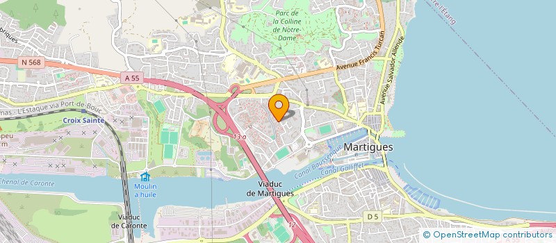 localisation de l'entreprise MADAME LIDIA MESSAADIA  MARTIGUES