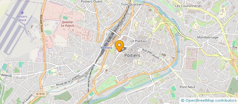 localisation de l'entreprise MADAME LIDIA MIS à POITIERS