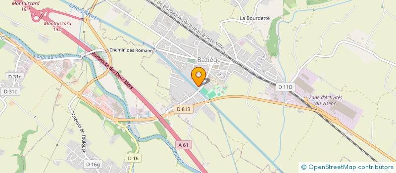 localisation de l'entreprise MADAME LIDIA SALHI  BAZIEGE