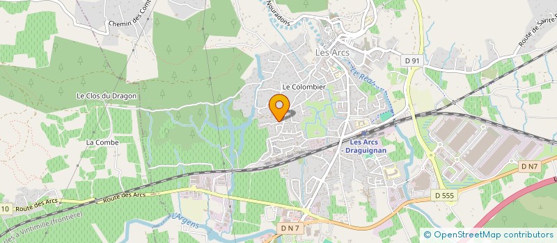 localisation de l'entreprise MADAME LIDIA TOURNESAC à LES ARCS