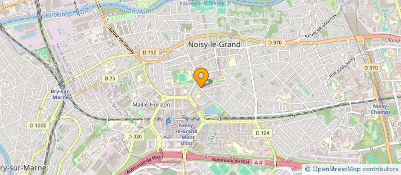 localisation de l'entreprise MADAME LIDIA VERZELETTI à NOISY-LE-GRAND