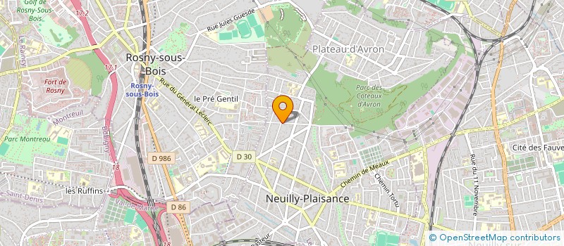 localisation de l'entreprise MADAME LIDIA ZHUKOVA à NEUILLY-PLAISANCE