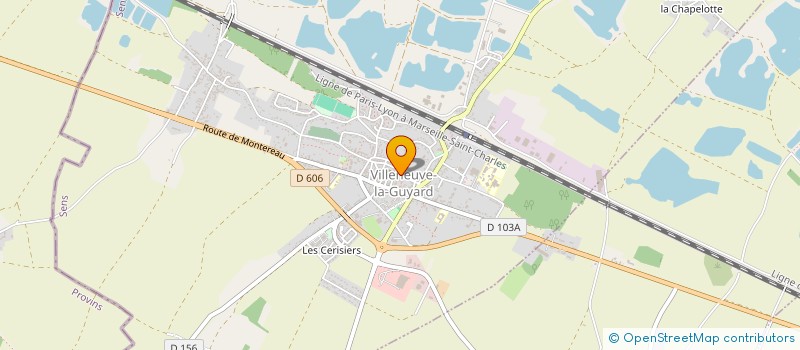 localisation de l'entreprise MADAME LIDIANA GONCALVES GODOY  VILLEBLEVIN