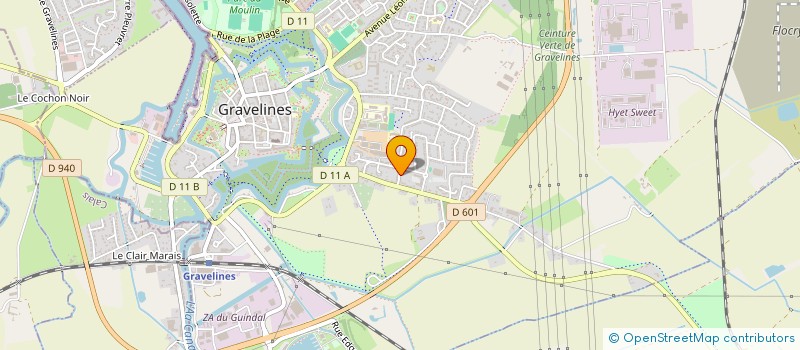 localisation de l'entreprise MADAME LIDIANE DOS SANTOS NERY à GRAVELINES