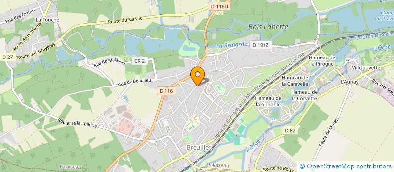 localisation de l'entreprise MADAME LIDIIA NESTERCHUK  BREUILLET