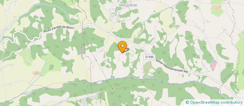 localisation de l'entreprise MADAME LIDIJA MITROVIC  MESPLEDE