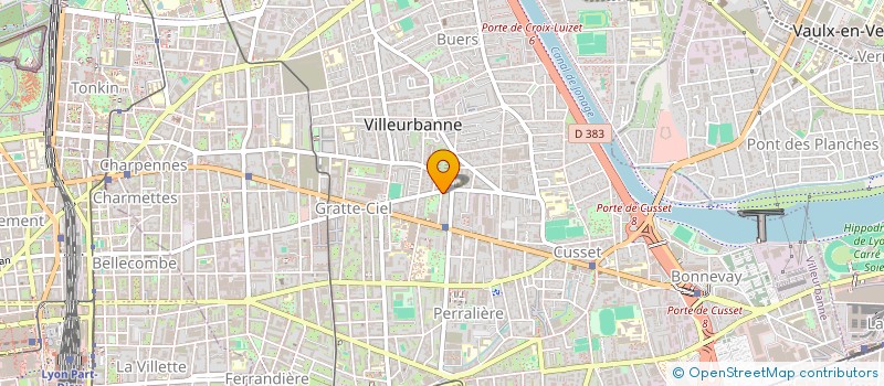 localisation de l'entreprise MADAME LIDJANE DA SILVA  VILLEURBANNE