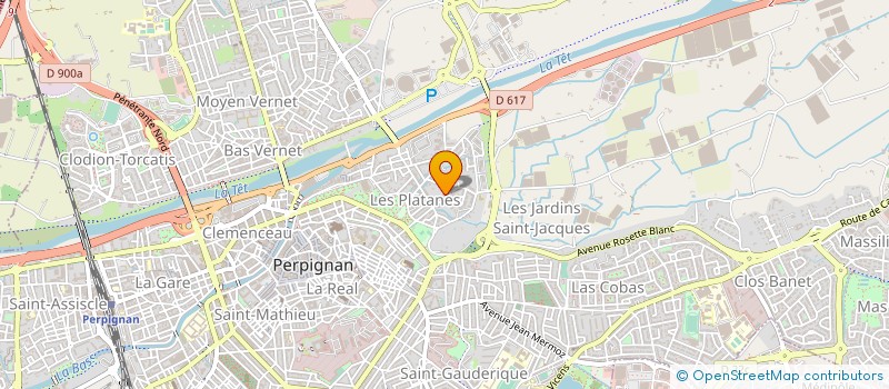 localisation de l'entreprise MADAME LIDVINE GUEUDER à PERPIGNAN