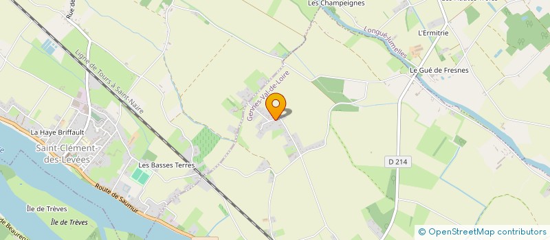 localisation de l'entreprise MADAME LIDWINA TIELEMAN  GENNES-VAL-DE-LOIRE