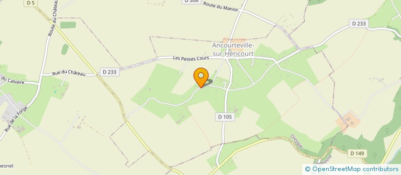 localisation de l'entreprise MADAME LIDWINE CASTAING  ANCOURTEVILLE-SUR-HERICOURT