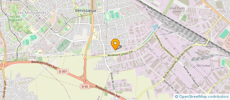 localisation de l'entreprise MADAME LIDYA MEZIANI  VENISSIEUX